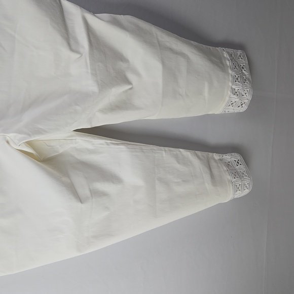 Chico's Ivory So Slimming Brigitte Slim Leg Pull On Pants Sz 16P - NWT - Picture 6 of 11
